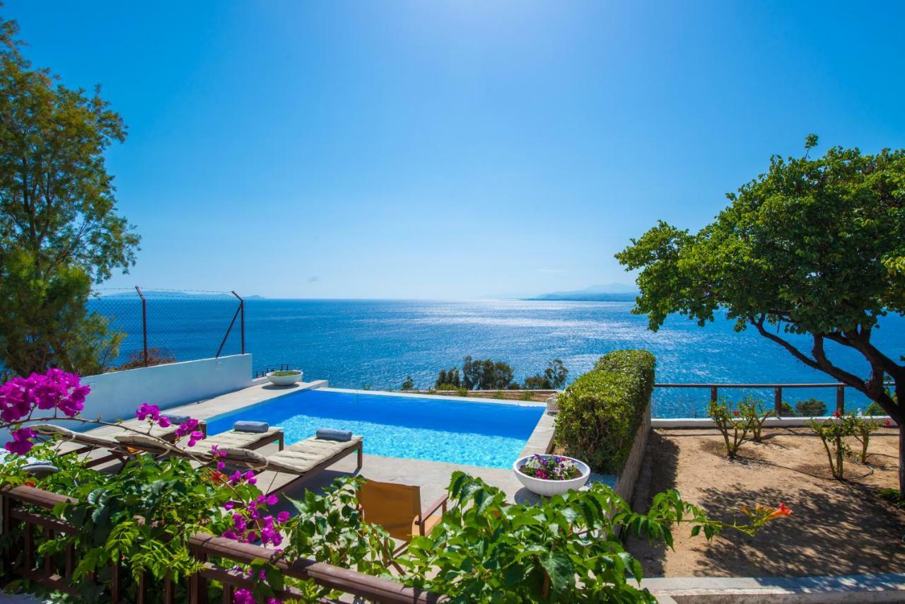 Helidoni Hill Seaview Family Villa Palaiokastro  エクステリア 写真
