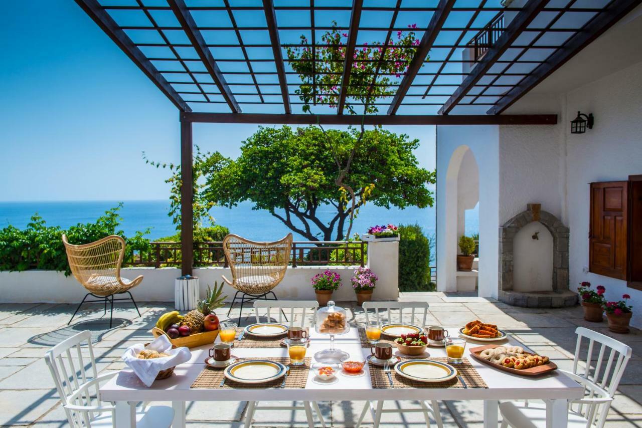 Helidoni Hill Seaview Family Villa Palaiokastro  エクステリア 写真